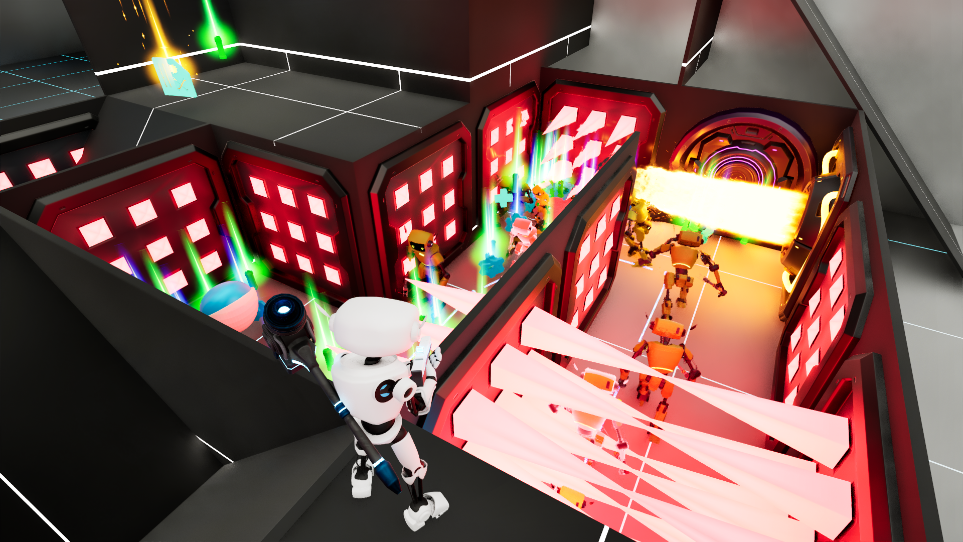 Defend phase — fighting off the wave